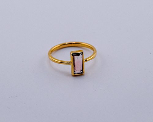 Mei JEWERLY k18バイカラートルマリンリング バイカラー トルマリン リング(K18) C-101501 | kiri onlinestore