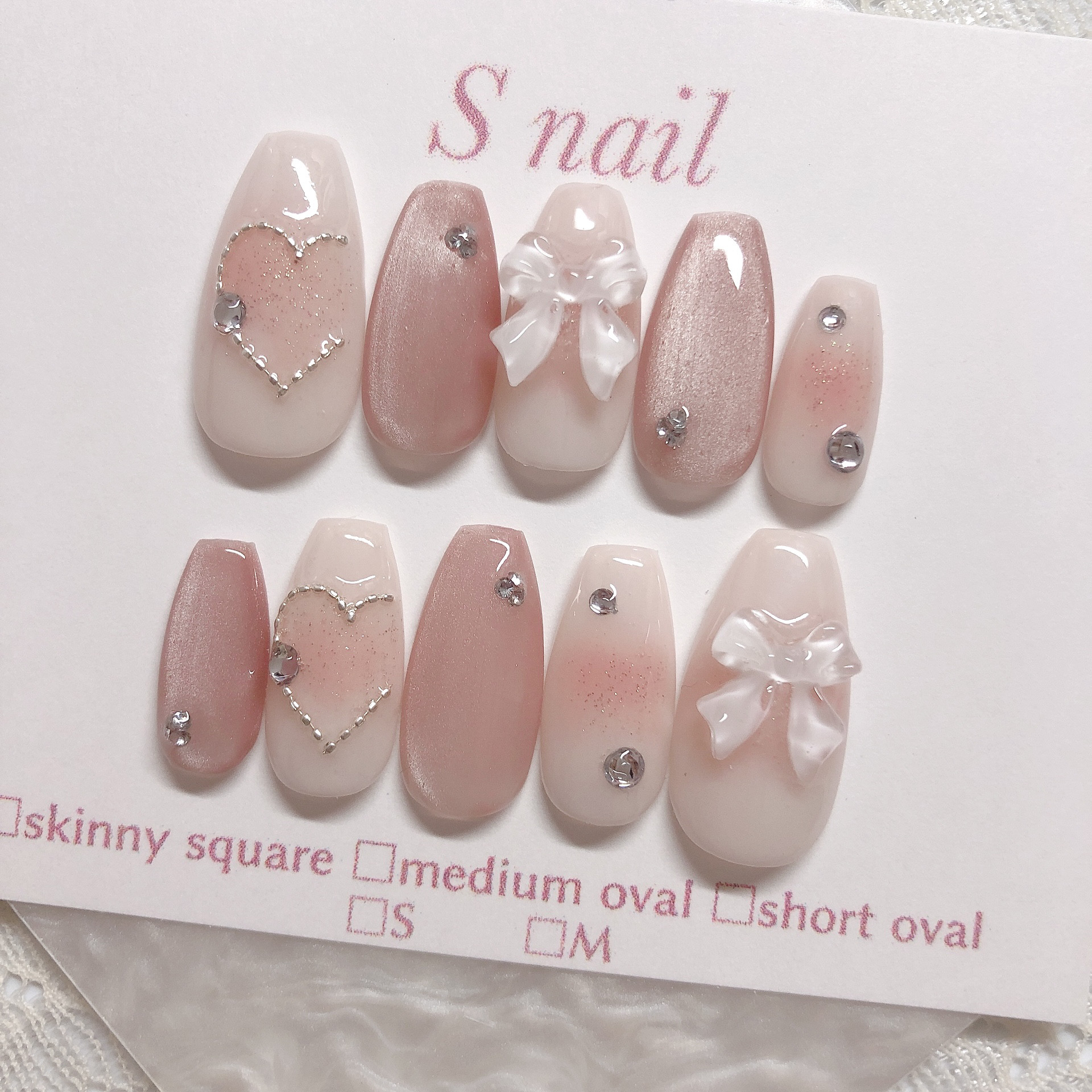【Anail】スターターセット（ネイルチップ付）ピンクチークマグネットワンホン 【Anail】スターターセット（ネイルチップ付）ピンクチークマグネットワンホン