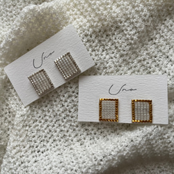 square line pierce ・earring 3枚目の画像