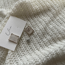 square line pierce ・earring 5枚目の画像