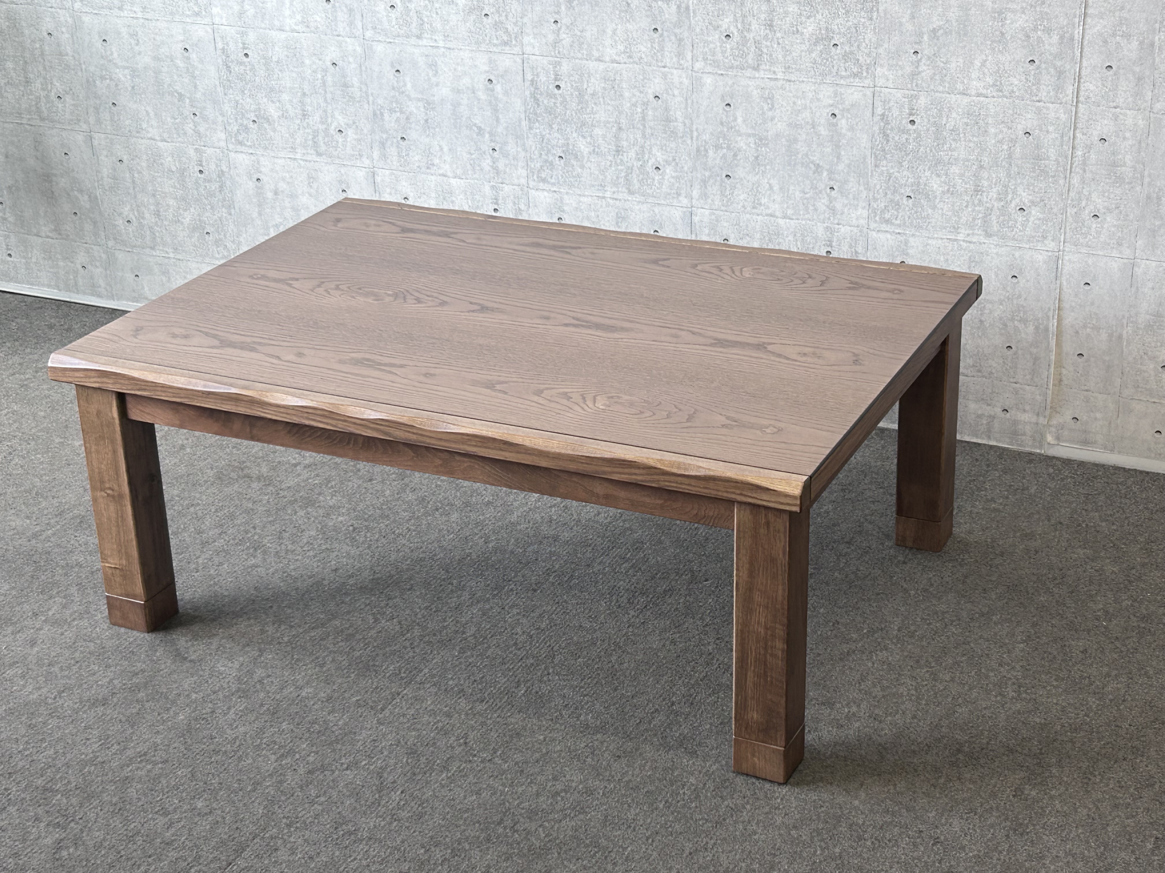 コタツテーブル　105×75 タモ突き板　国産品　在庫限り