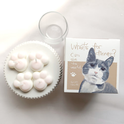 猫ちゃんのキャンドル製の置物 ピンクの猫のデザインが人気 オブジェにもなる「OLGA GOOSE