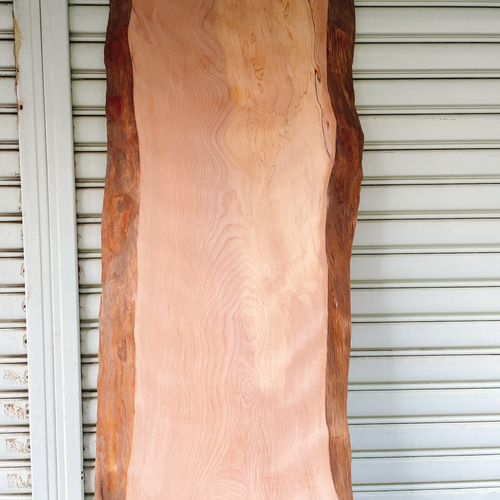 天然檜チェリー机木材天板カウンターテーブルデスクテレビ台一枚板