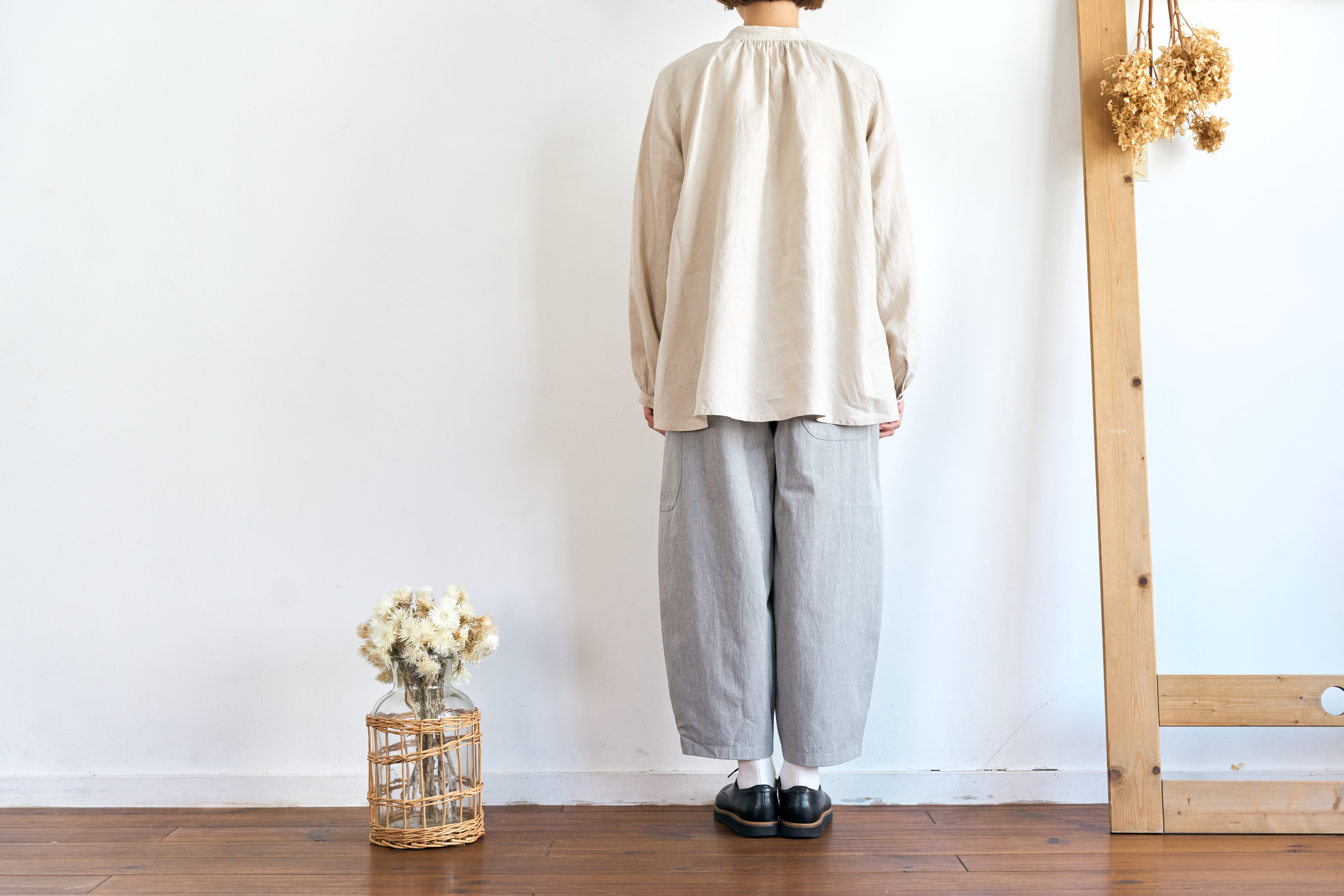 flopsy P blouse ( natural / long sleeve )