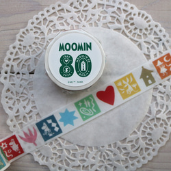 Moomin 80th Stripes ムーミンマスキングテープ マスキングテープ