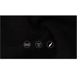 背中設計感ありニットベスト　ウール混紡ニットベスト　ブラック　M-L#685 13枚目の画像