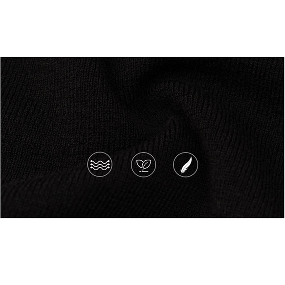 背中設計感ありニットベスト　ウール混紡ニットベスト　ブラック　M-L#685 13枚目の画像