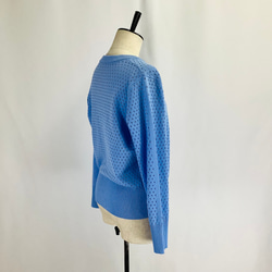 №24975【2025年　春・夏　新作】パンチング　ジップニットカーディガン 17枚目の画像