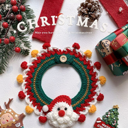 EMY's Gallery 猫襟 ワンちゃん襟 首輪 カギ編み 犬襟 つけ襟