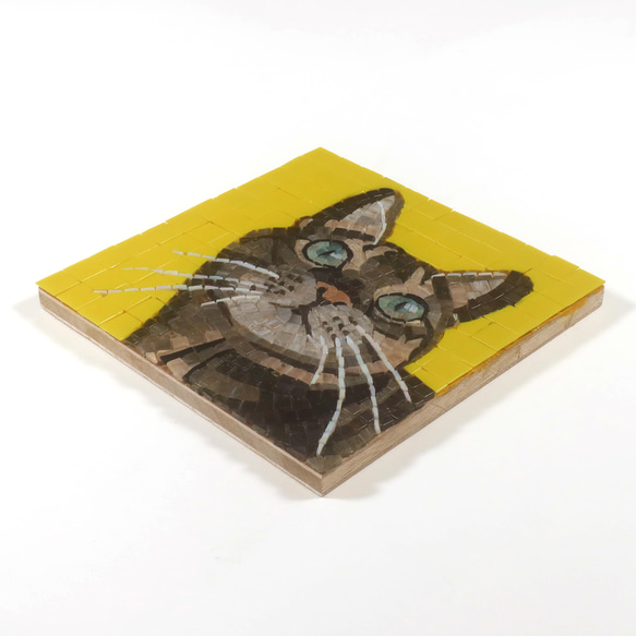 【オーダーメイド】オリジナル写真で作るモザイクタイルアート240×240㎜ 4枚目の画像