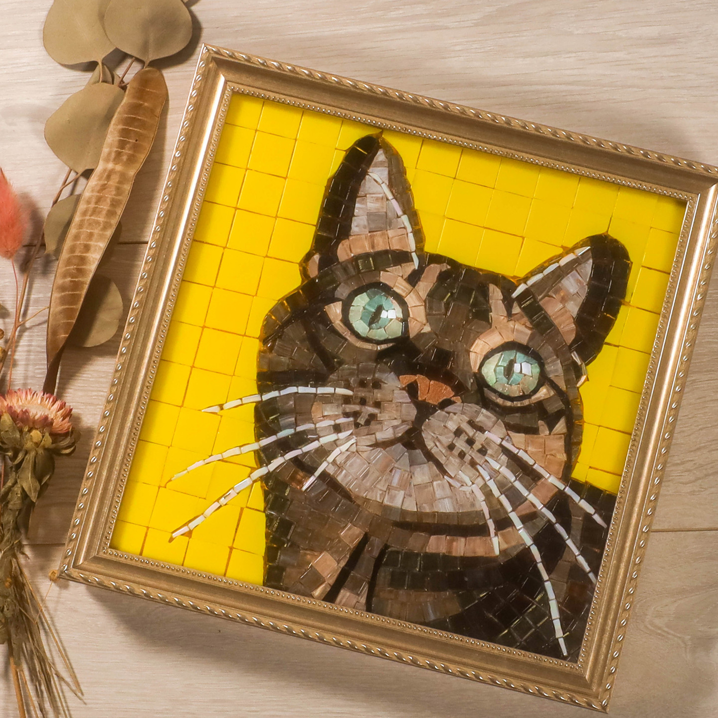 【オーダーメイド】オリジナル写真で作るモザイクタイルアート240×240㎜