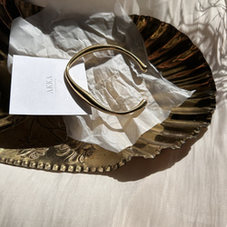 Nuance wave gold bangle stainless ステンレス　ニュアンス　ゴールド　バングル 16枚目の画像
