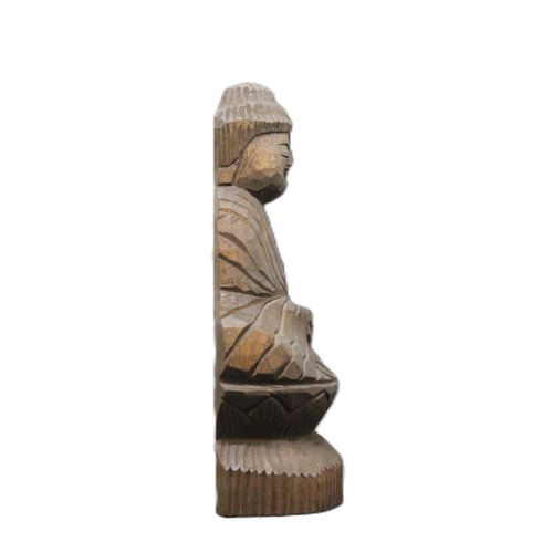 受注製作：阿弥陀如来坐像(15cm)仏像 円空仏 摸刻 木彫（納期14日） 受注製作：阿弥陀如来坐像(15cm)仏像 円空仏 摸刻 木彫（納期14