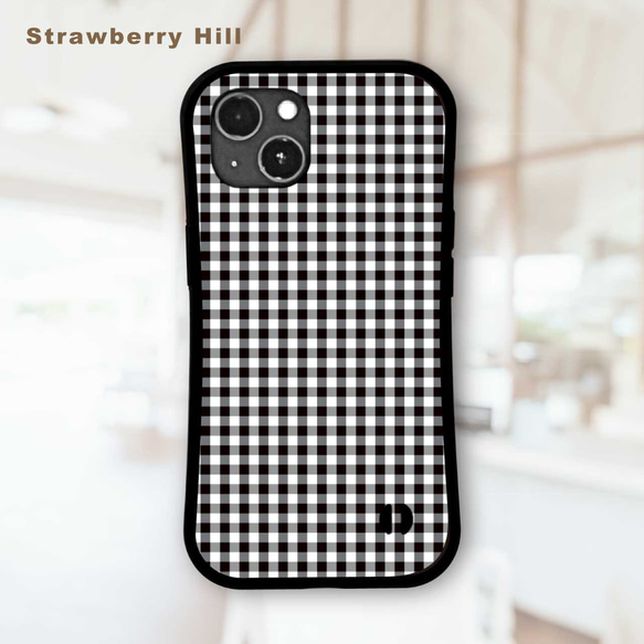 大人 の おしゃれ な チェック柄 ギンガムチェック 耐衝撃 グリップ