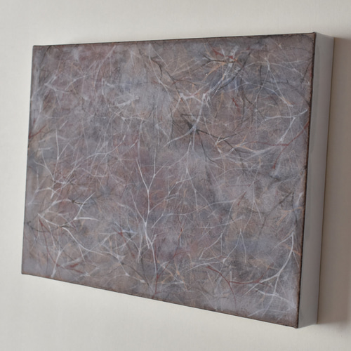 抽象画10 “Deep blue and light.” S8号(45.5×45.5cm) | yk3art