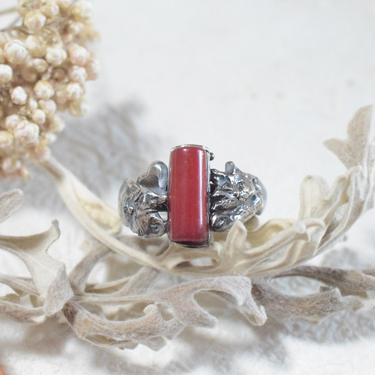 ねこのシルバーリング　９