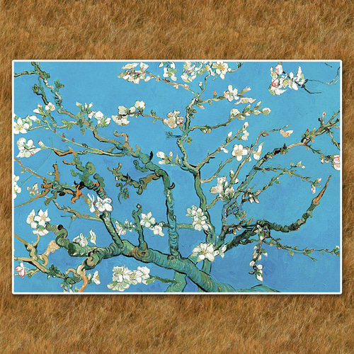 ゴッホ『花咲くアーモンドの木の枝』複製画 【額入り】 絵画 〜ART