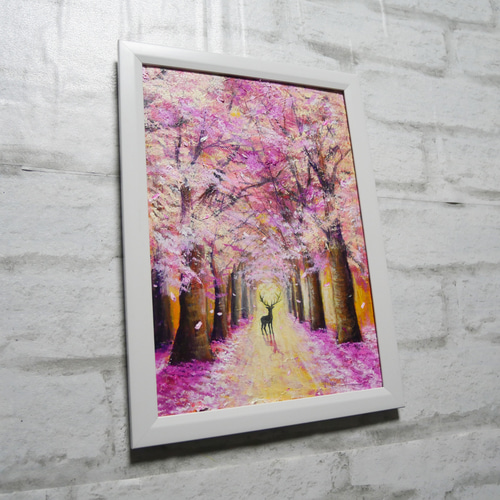 神社の油絵 絵画 油彩 F8サイズ Amazon.co.jp: 23-3622 着払い 岡 恵一 「清流」 サイズ:F20