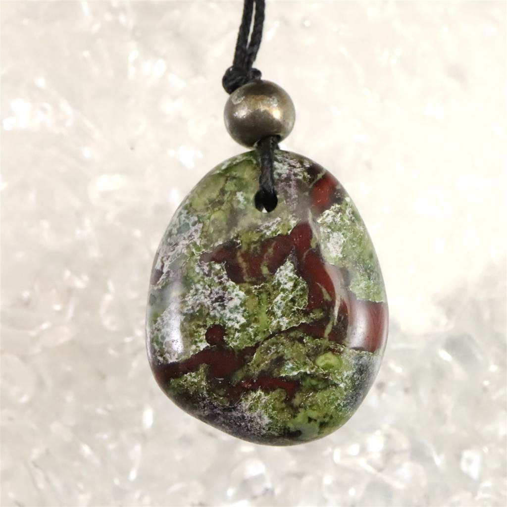 H&E社 ドラゴンストーン タンブル  コード ペンダント 7.5g #96778