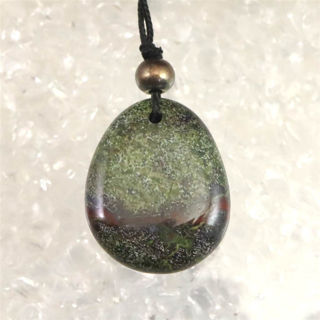 H&E社 ドラゴンストーン タンブル  コード ペンダント 9.0g #85423