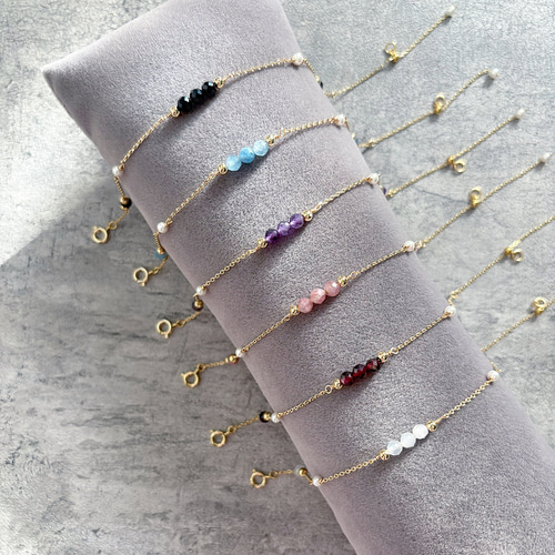 天然石ブレスレット55本＋ネックレス3本（まとめ売り）