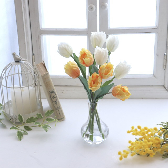 【マジカルウォーター】チューリップのマジカルウォーターアレンジ/アーティフィシャルフラワー