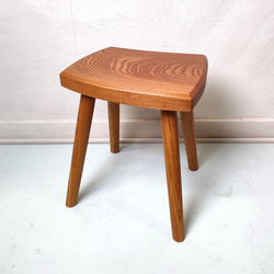 ケヤキの一枚板スツール no.16 ☆一点物☆ 椅子（チェアー）・スツール