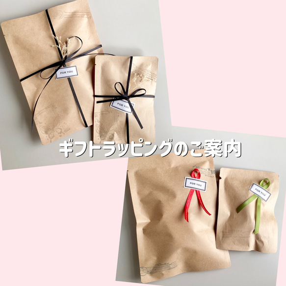 母の日ギフトラッピングご確認用 母の日ラッピングセット｜カーネーション柄・巾着入り完成品ギフト袋