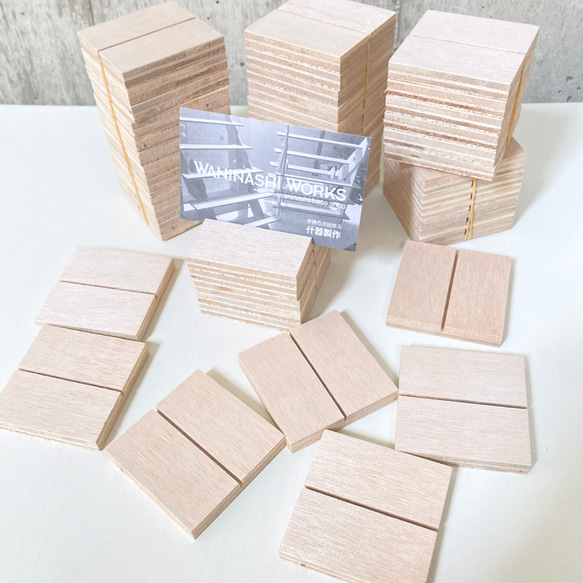 ピアススタンド 〈送料200円〉台紙スタンド正5.5角/6個/材No.66 アクセサリーディスプレイ 2枚目の画像