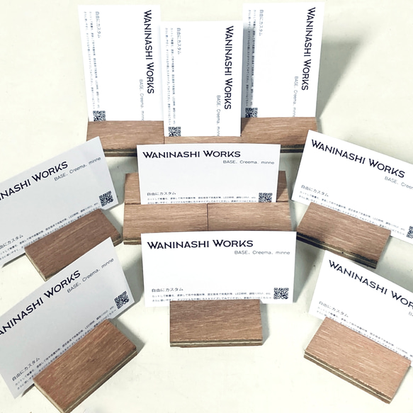 ピアススタンド 〈送料200円〉台紙スタンド正5.5角/6個/材No.66 アクセサリーディスプレイ 8枚目の画像