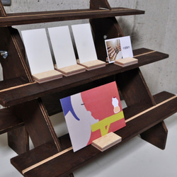 ピアススタンド 〈送料200円〉台紙スタンド正5.5角/6個/材No.66 アクセサリーディスプレイ 7枚目の画像