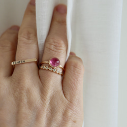 イーダーオーバーシュタイン　ピンクトルマリン　リング　ハンドメイド ピンク トルマリン リング / Pink Tourmaline Ring 2 指輪
