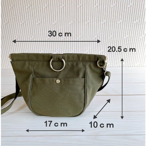 ✨美品✨完売✨ポーター　ラウンドショルダーバッグ　カーキ　三日月　クレセント ✨美品✨完売✨ポーター ラウンドショルダーバッグ カーキ