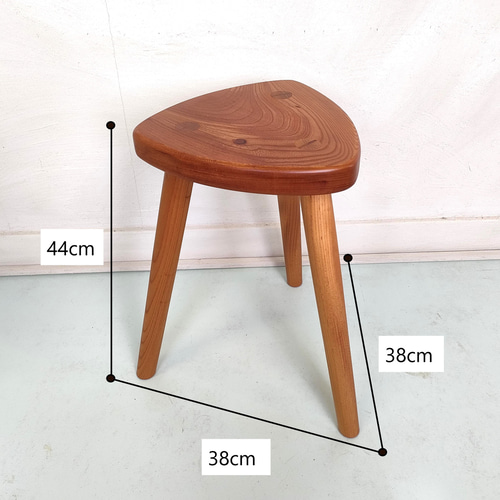 ケヤキの一枚板スツール no.16 ☆一点物☆ 椅子（チェアー）・スツール