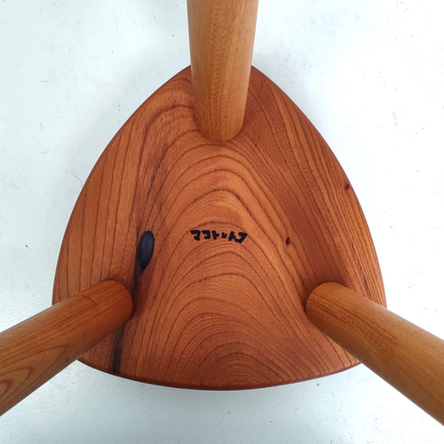 ケヤキの一枚板スツール no.16 ☆一点物☆ 椅子（チェアー）・スツール