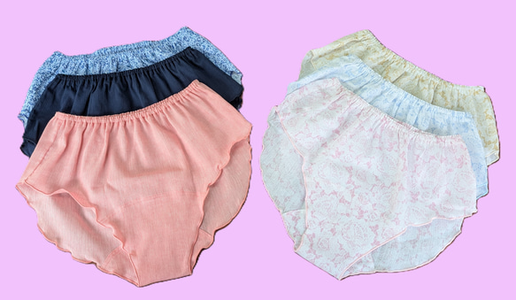 えっ！履いてたっけ？締め付けなし　　高島ちぢみ　こころよしショーツ（マスタード　レース） 6枚目の画像