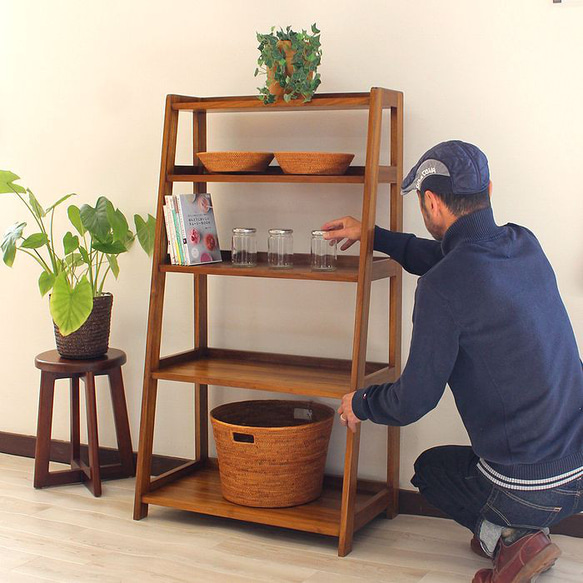 松本民芸家具 C型 水目桜 無垢 本棚 本箱 書棚 ブックシェルフ 飾り棚