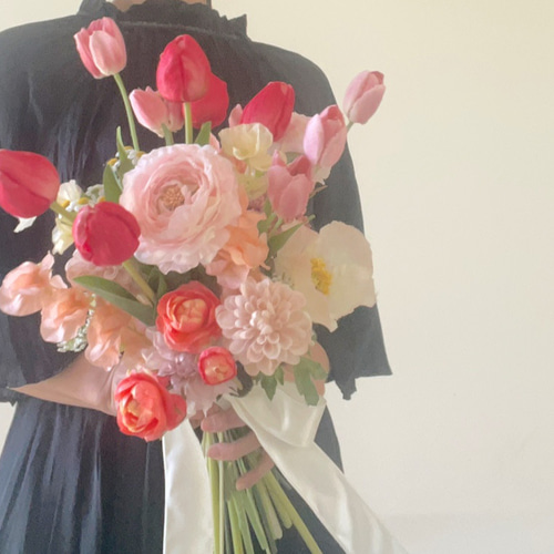 チューリップの花束ブーケ （造花） ブーケ my craft 通販 18937976