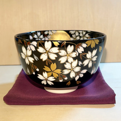 金彩 巻き絵 雪華雪輪〜yukiwa〜 抹茶茶碗 茶碗・めし碗 清香