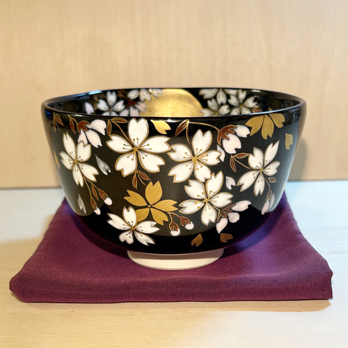 金彩 巻き絵 雪華雪輪〜yukiwa〜 抹茶茶碗 茶碗・めし碗 清香