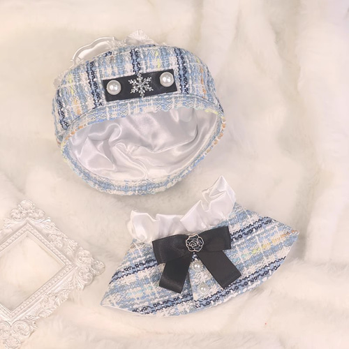 15cm着せ替えぬいぐるみ服 雪カオリセット 3色 着せ替え人形