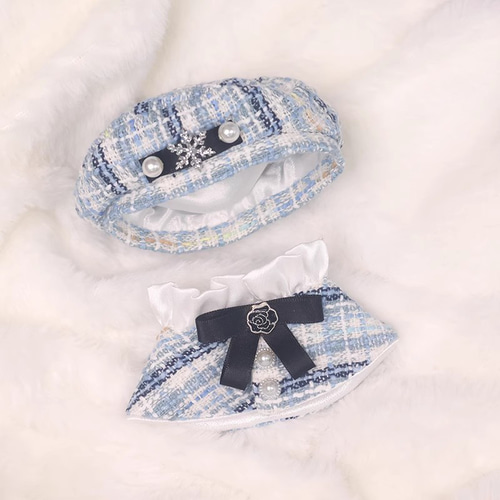 20cm着せ替えぬいぐるみ服 雪カオリセット 3色 着せ替え人形