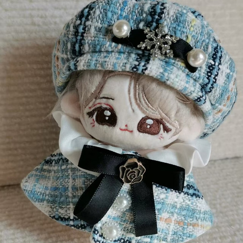 20cm着せ替えぬいぐるみ服 雪カオリセット 3色 着せ替え人形