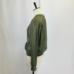 №24989　【2025年　春・夏　新作】フロント英字ロゴラグランシアーブルゾン 15枚目の画像