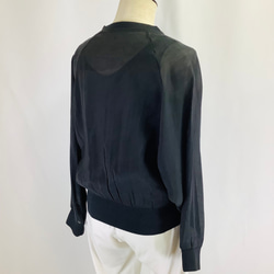 №24989　【2025年　春・夏　新作】フロント英字ロゴラグランシアーブルゾン 11枚目の画像