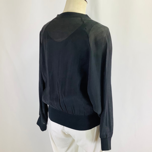 №24989　【2025年　春・夏　新作】フロント英字ロゴラグランシアーブルゾン 11枚目の画像