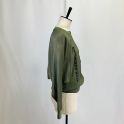 №24989　【2025年　春・夏　新作】フロント英字ロゴラグランシアーブルゾン 17枚目の画像