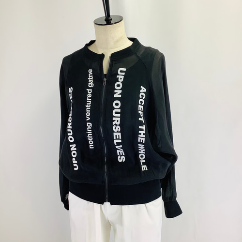 s❗️フェンネル　袖シアー切替薄手ロングブルゾン ベーセーストック B.C STOCK 《追加6》手洗い可 / フードシアー