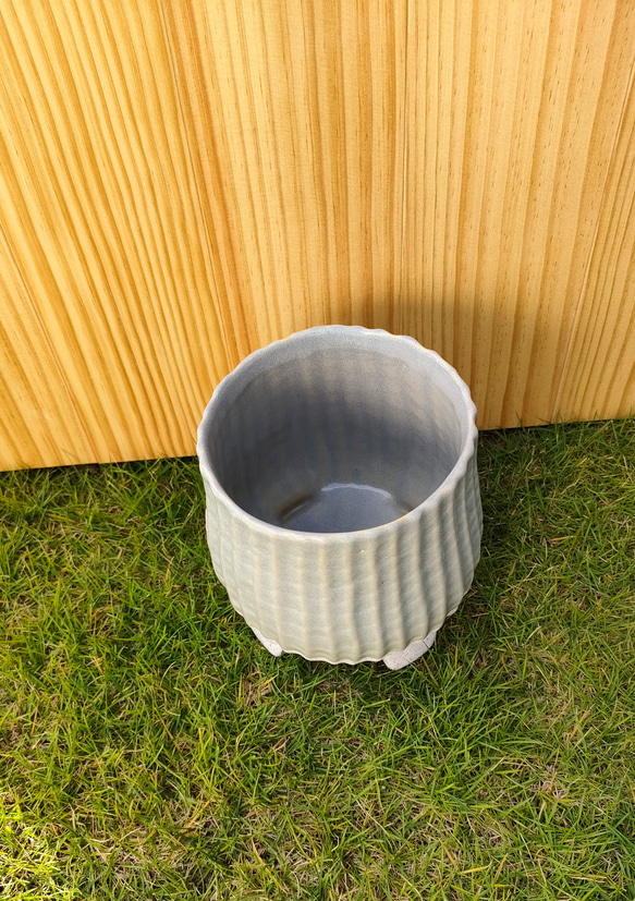 ４点セット/鉢カバー・小　素敵な陶器鉢　観葉植物ポット　ガーデニング　カラフルポット 6枚目の画像