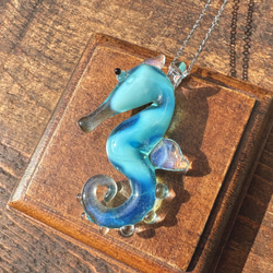 【215】タツノオトシゴページ タツノオトシゴ】 立体・オブジェ GuruGuruGlass 通販 18938819